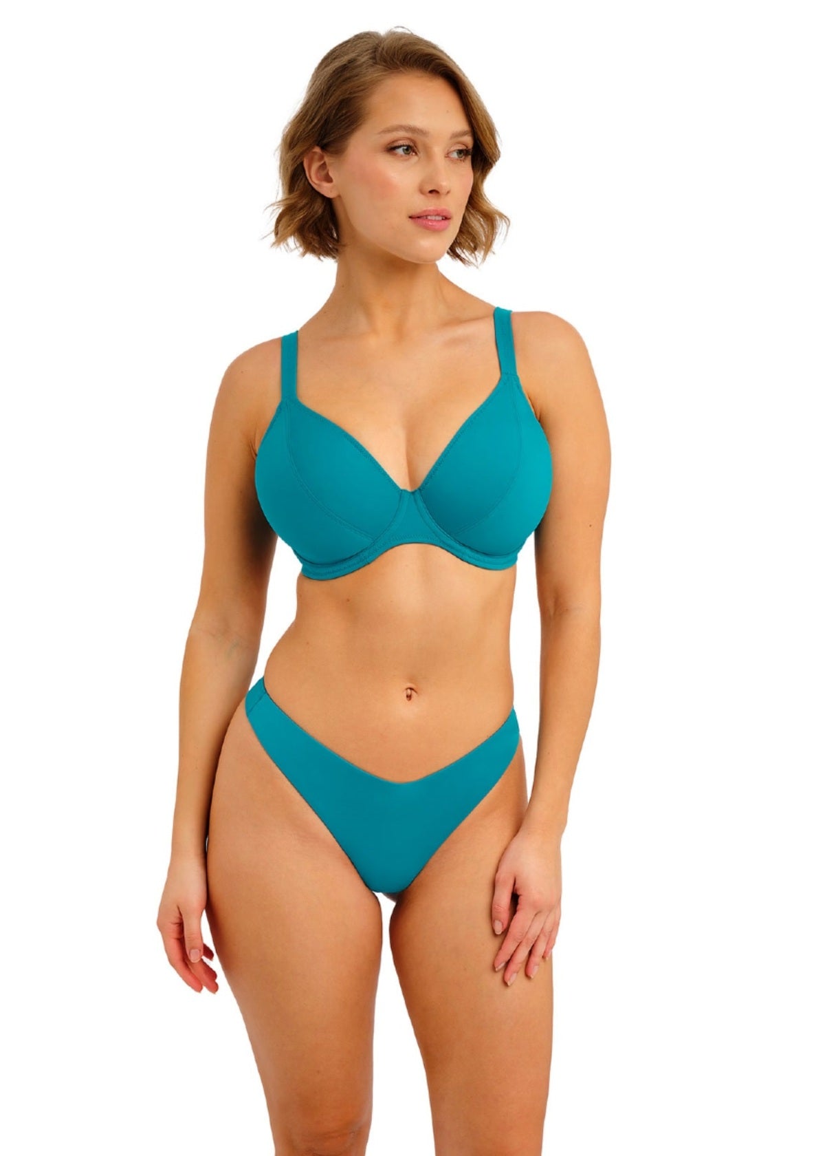 Jewel Cove Brazilian Brief in Plain Moonstone - Freya