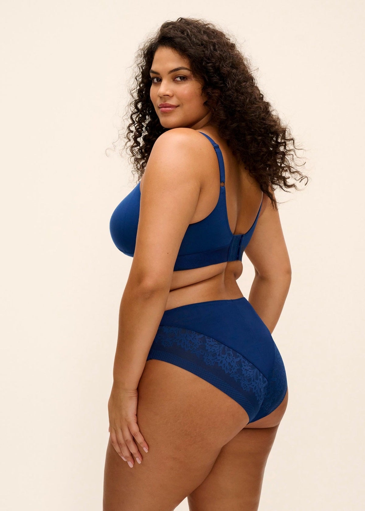 Downtime Bralette In French Navy - Elomi