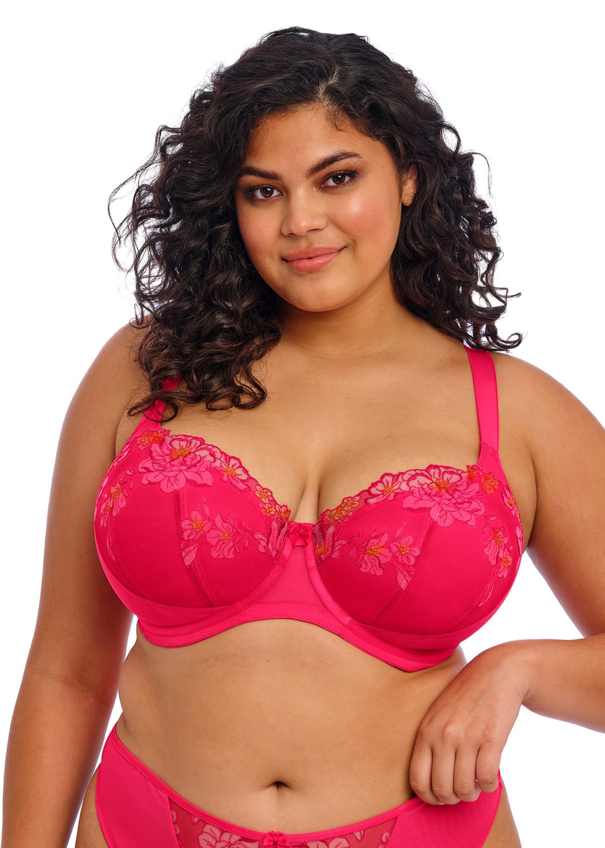 Teagan UW Padded Half Cup Bra In Azalea - Elomi