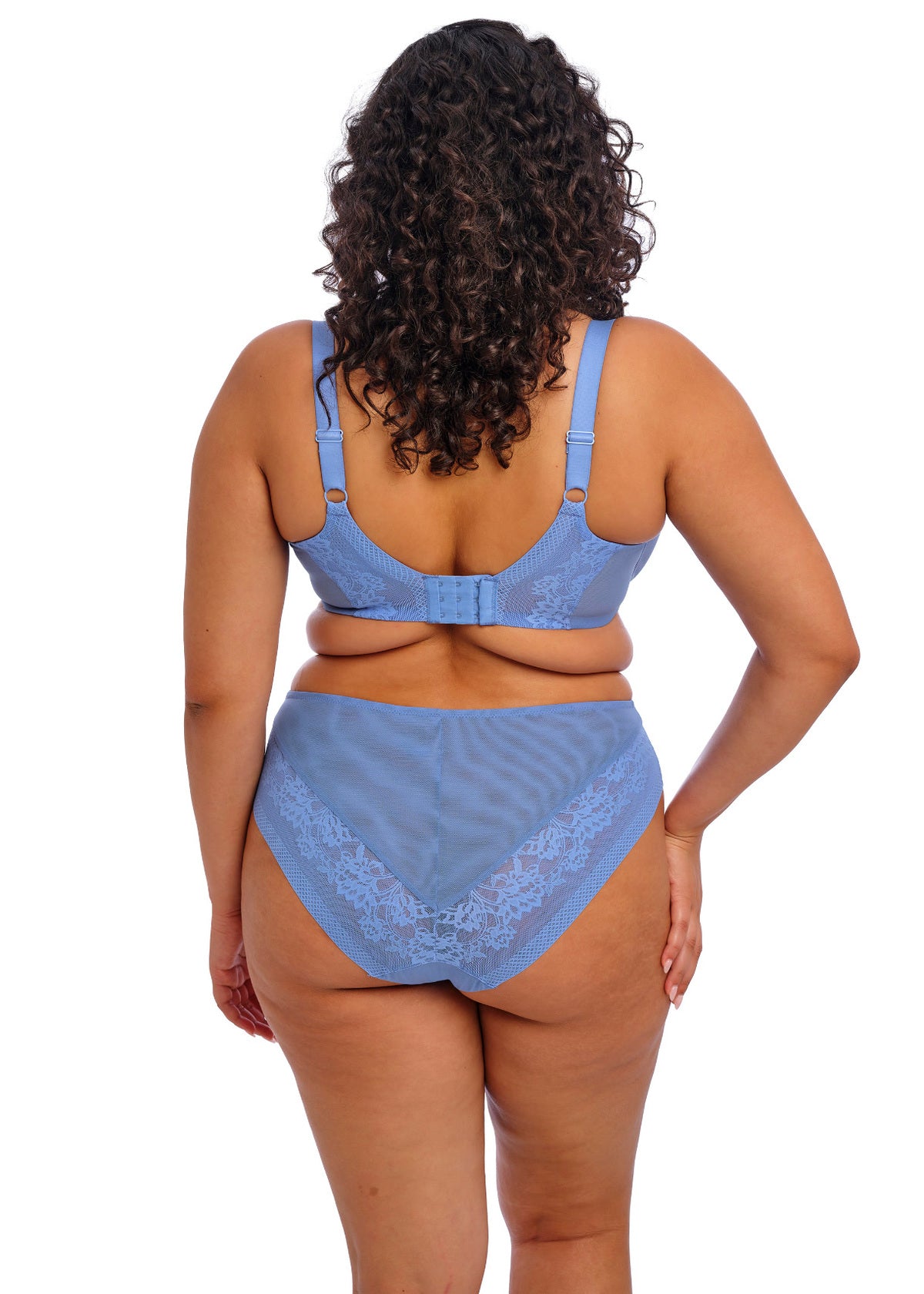 Nerina High Leg Brief In Cornflower - Elomi