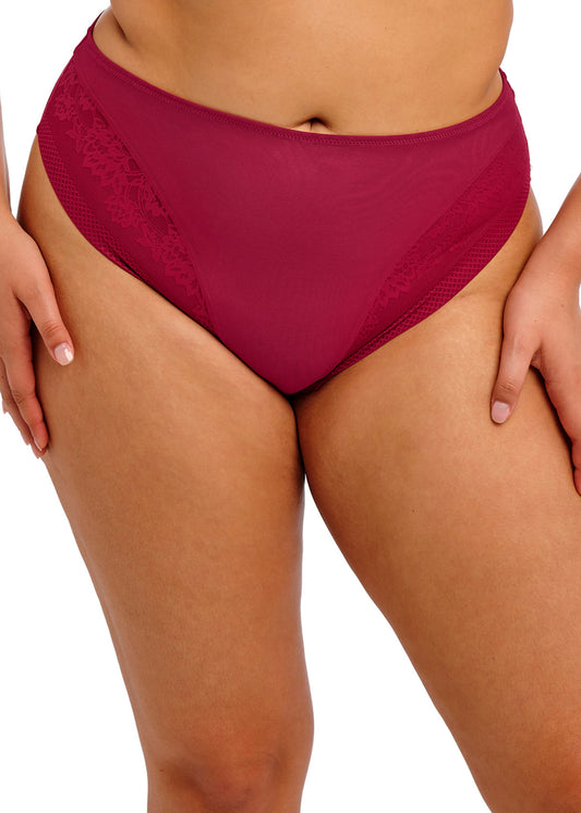 Nerina High Leg Brief In Rouge - Elomi