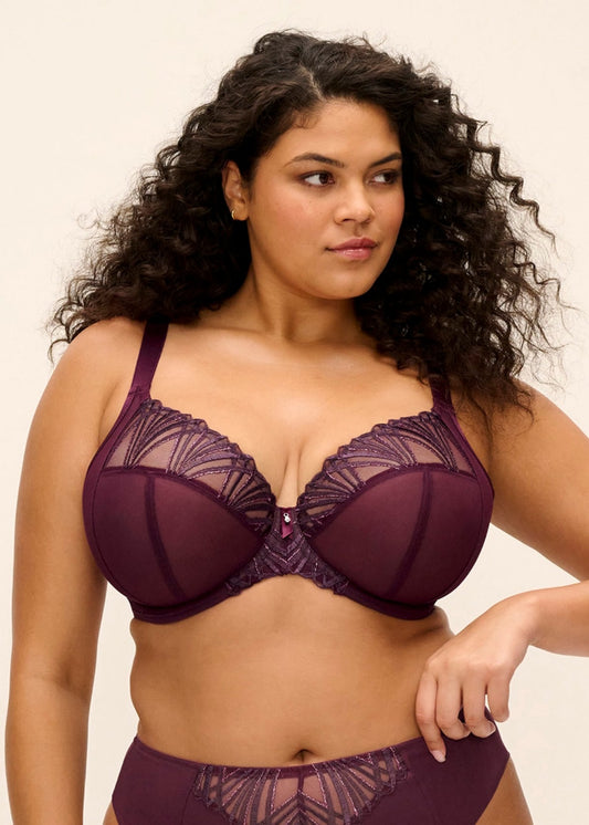Reja UW Plunge Bra In Fig - Elomi