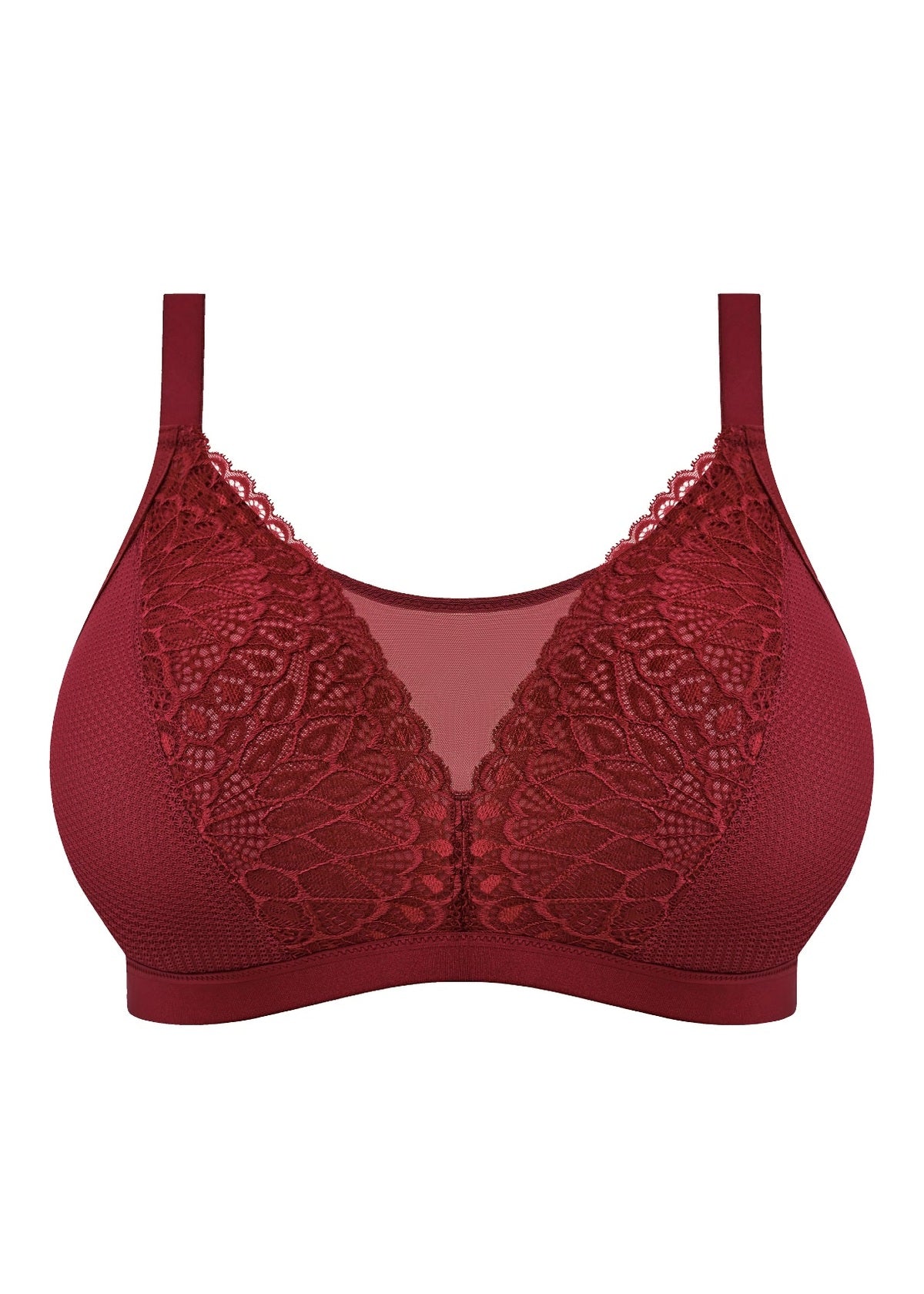 Tiernie Non Wired Bralette In Tibetan Red - Elomi