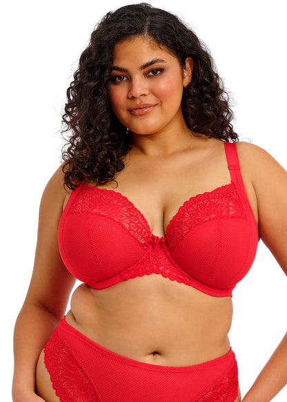 Tiernie UW Plunge Bra In Red - Elomi
