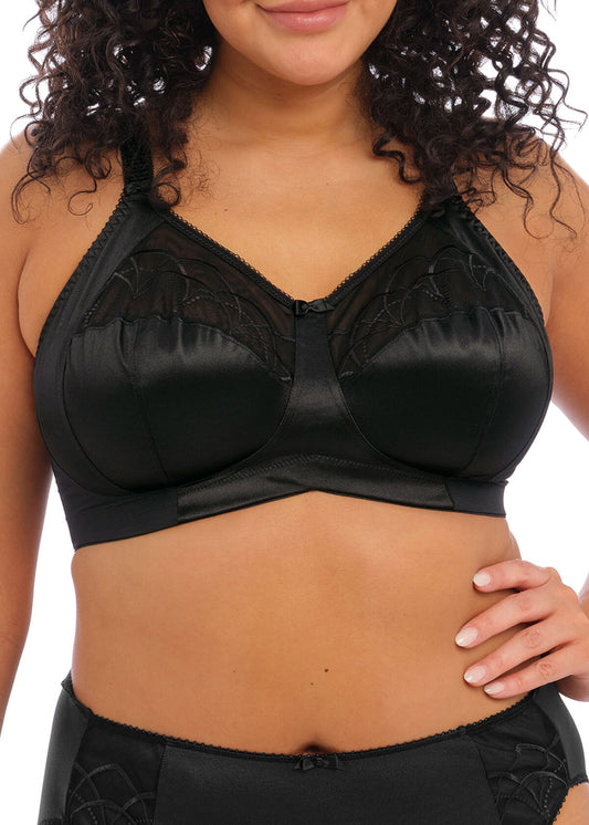 Cate Non-Wired Soft Cup Bra In Black - Elomi