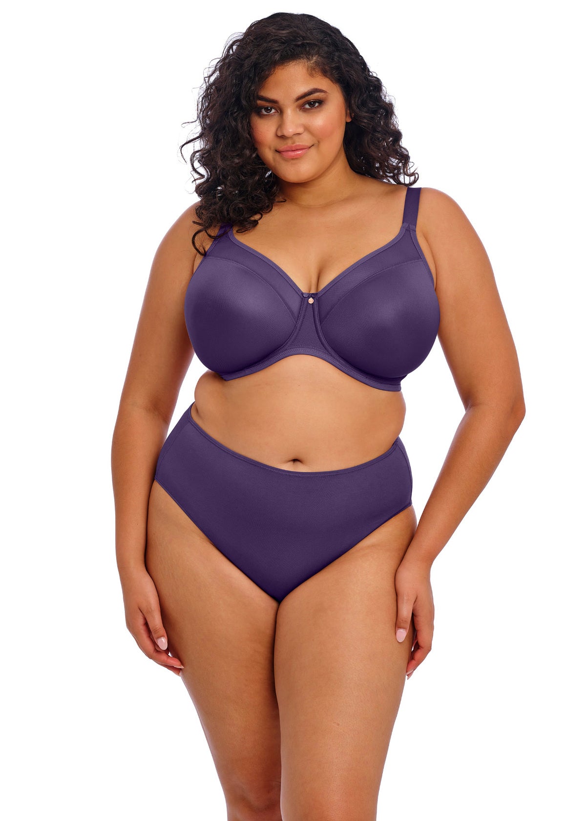 Smooth UW Moulded Non Padded Bra In Midnight - Elomi