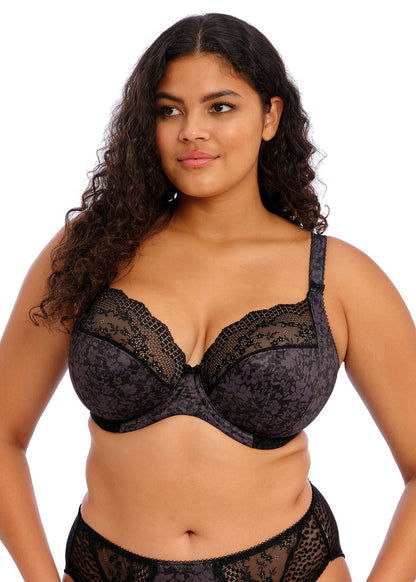 Lucie Underwired Plunge Bra In Black - Elomi