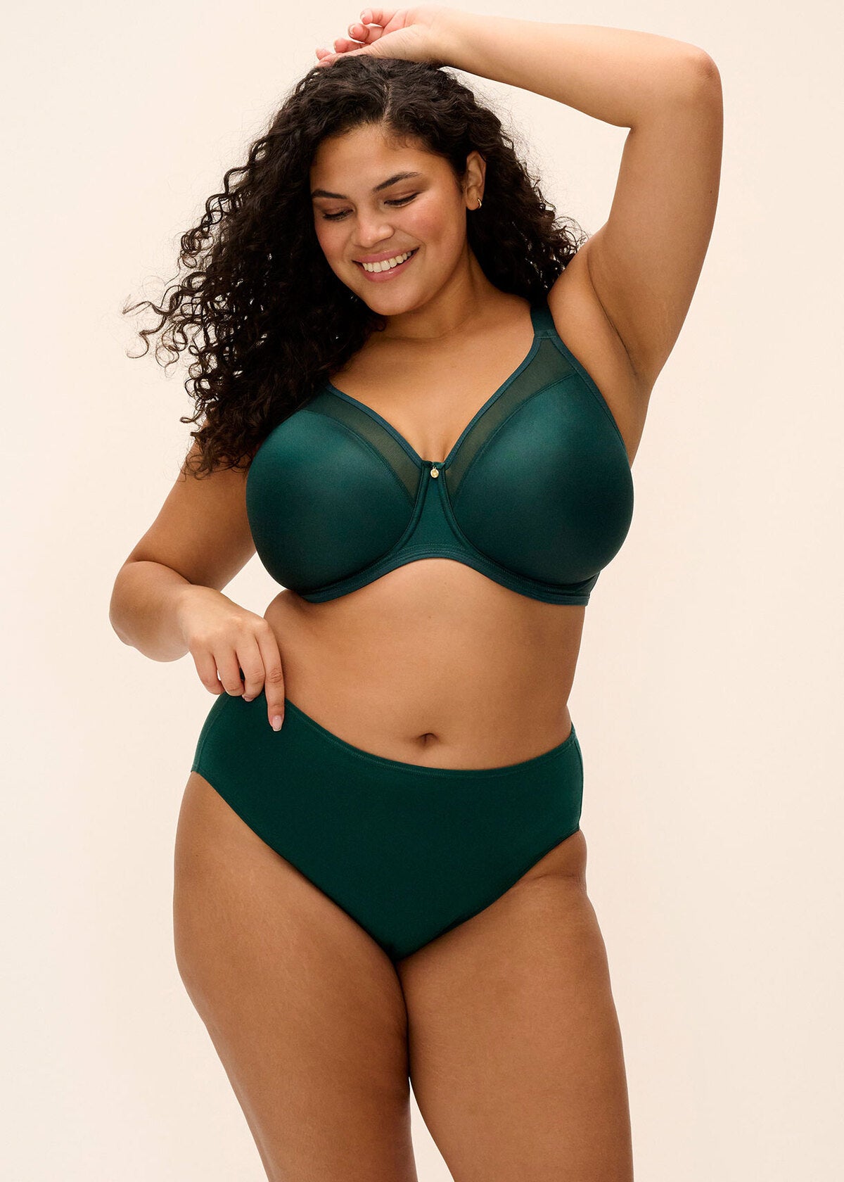 Smooth Full Brief In Deep Emerald - Elomi