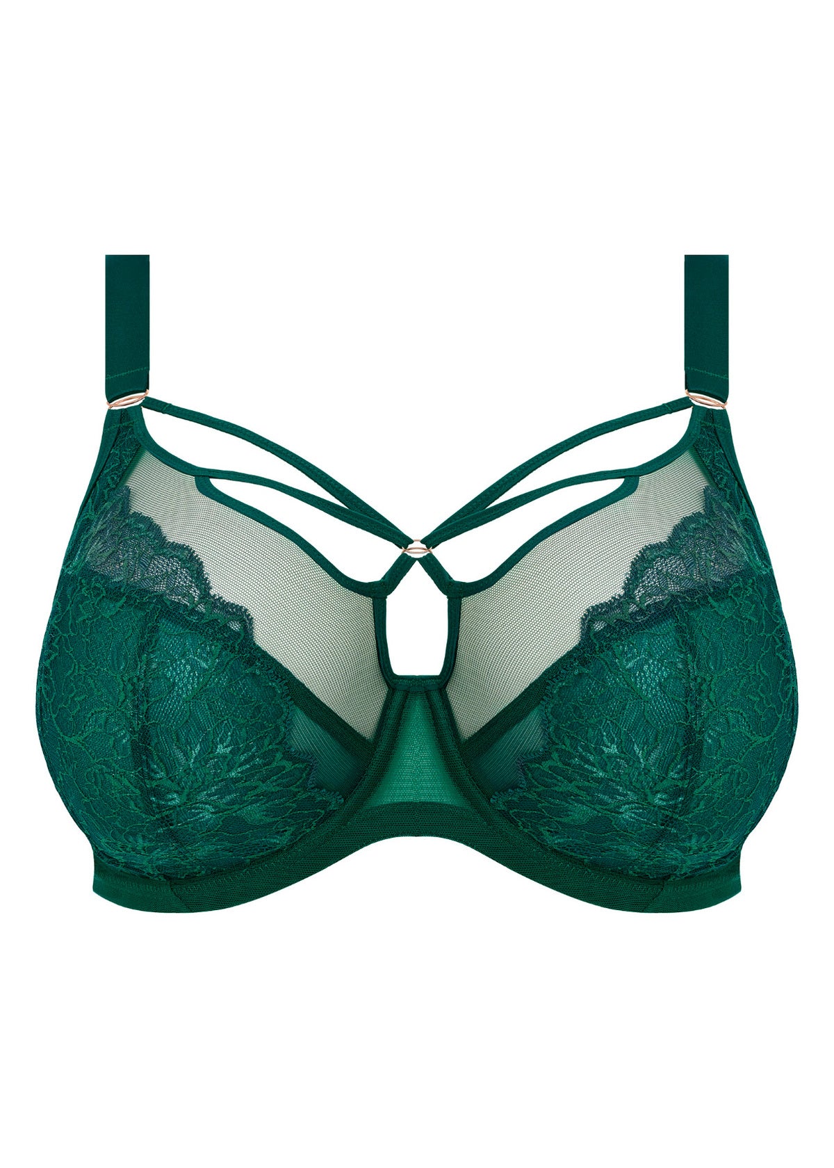 Brianna Underwired Plunge Bra In Rainforest - Elomi