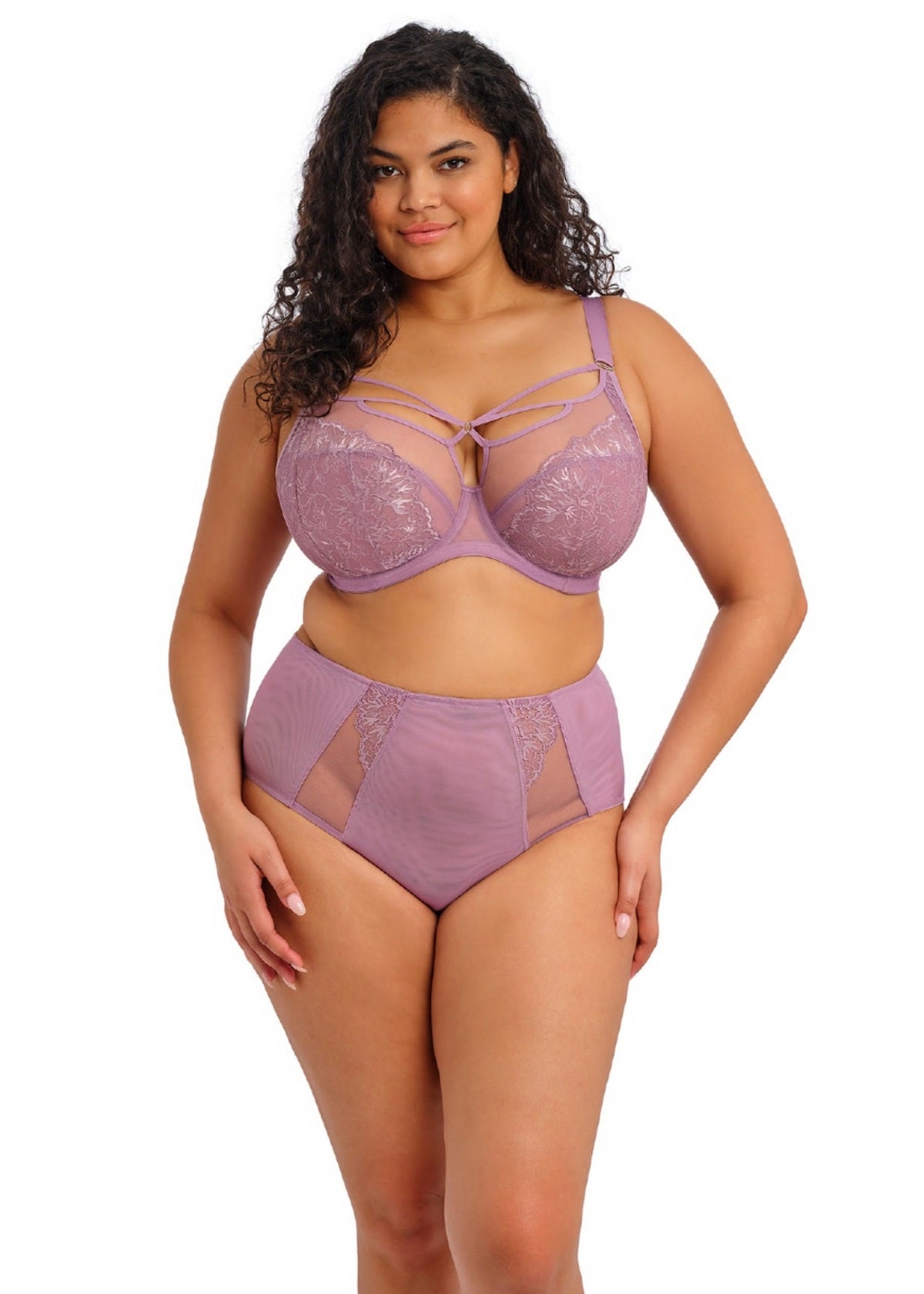 Brianna Full Brief in Heather - Elomi