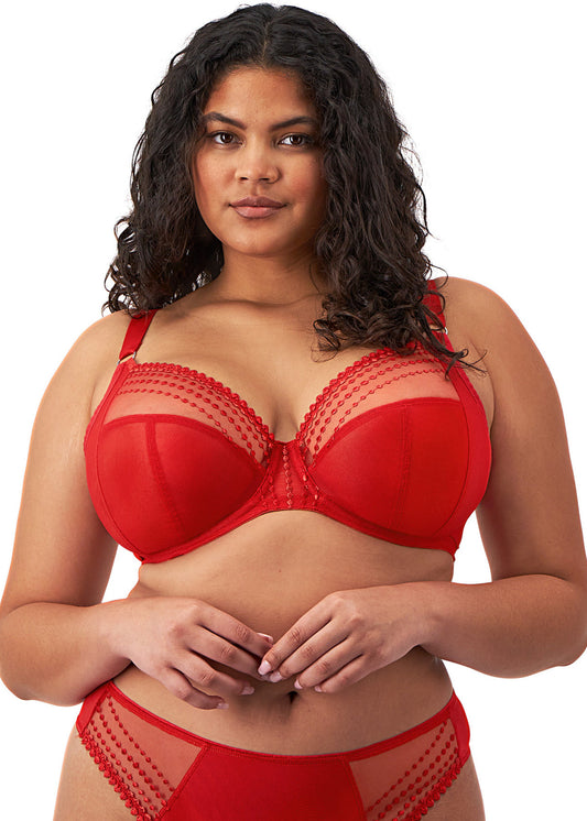 Matilda Plunge Bra In Haute Red - Elomi