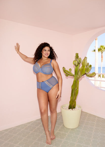 Matilda UW Plunge Bra In Lunar Blue - Elomi