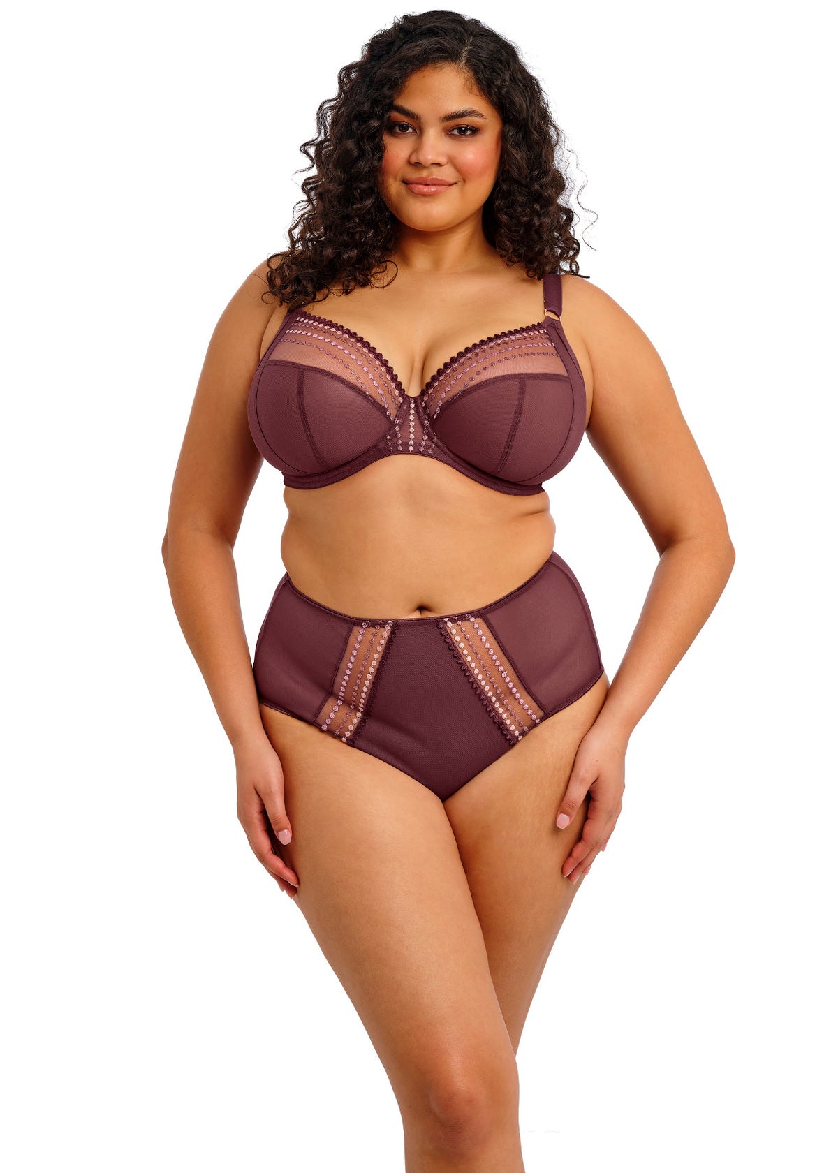 Matilda UW Plunge Bra In Sugarplum - Elomi
