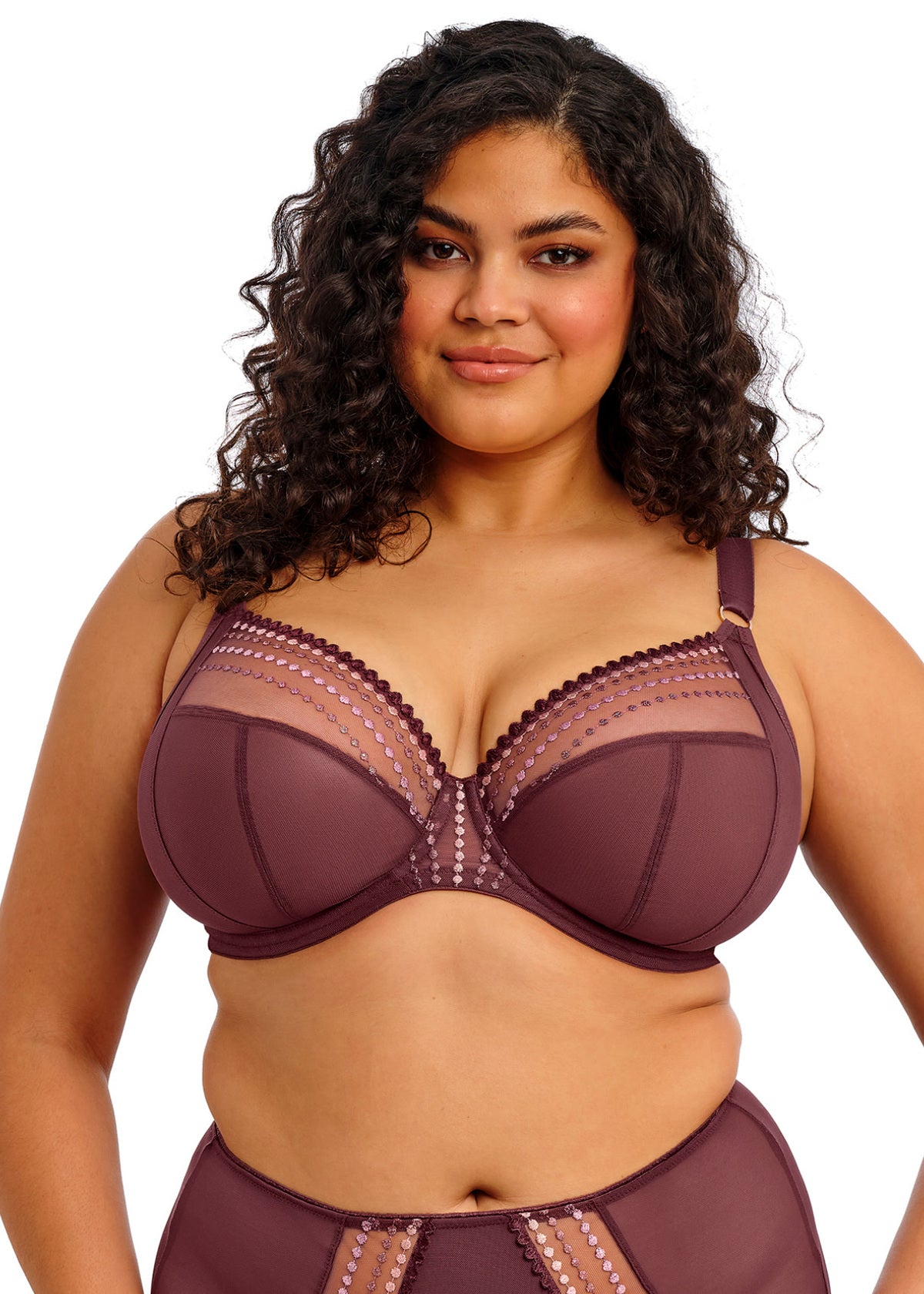 Matilda UW Plunge Bra In Sugarplum - Elomi