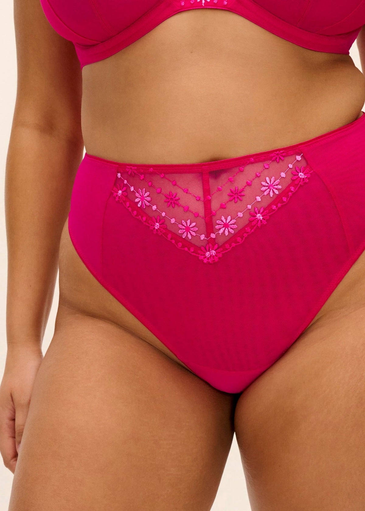 Matilda Brazilian Brief In Hot Pink - Elomi