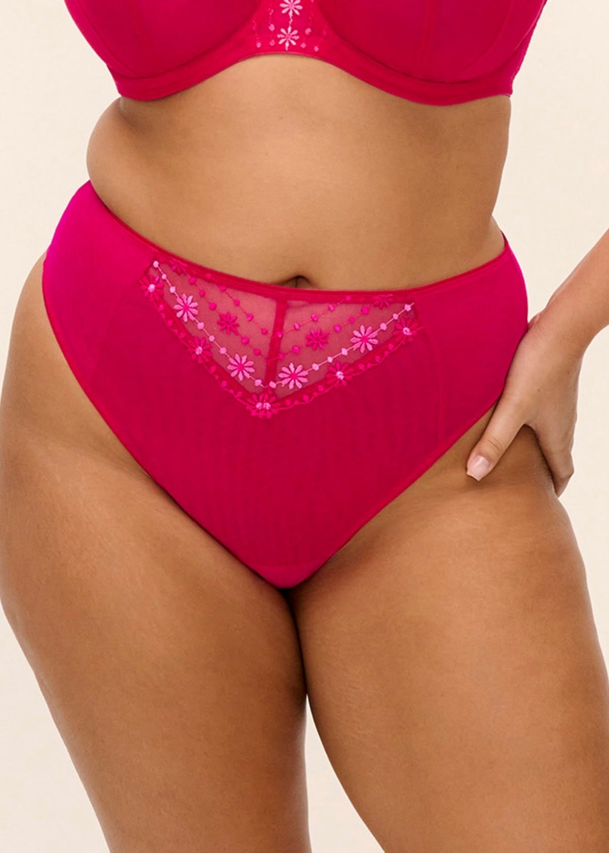 Matilda Brazilian Brief In Hot Pink - Elomi