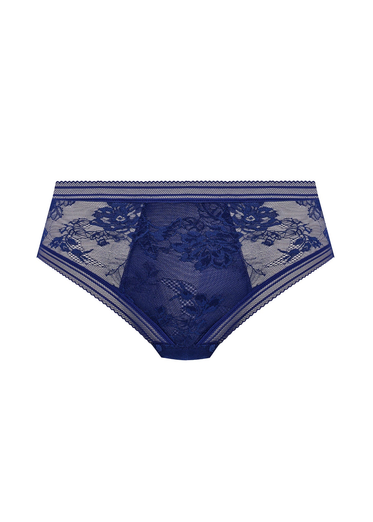 Fusion Lace Brief In French Navy - Fantasie