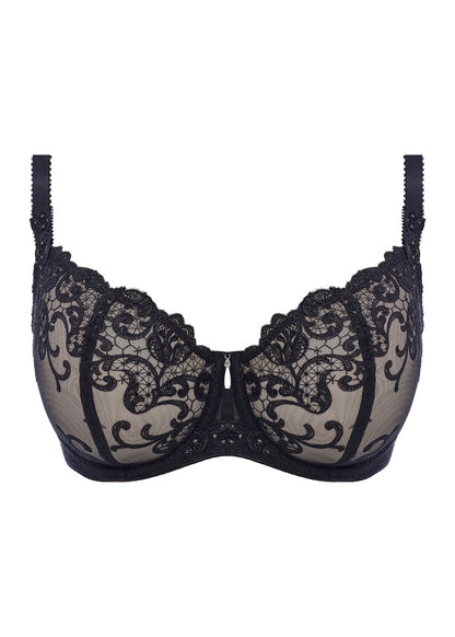 Portia UW Balconette Bra In Black - Fantasie