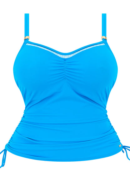 East Hampton Tankini Top In Blue Diamond - Fantasie