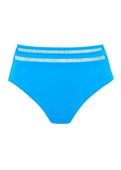 East Hampton High Waist Bikini Brief In Blue Diamond - Fantasie