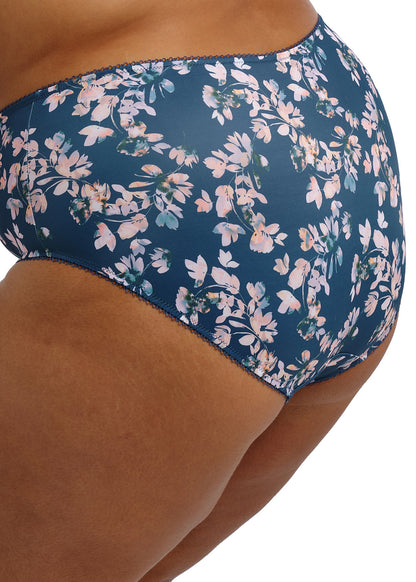Kayla Full Brief In Teal Blossom - Goddess