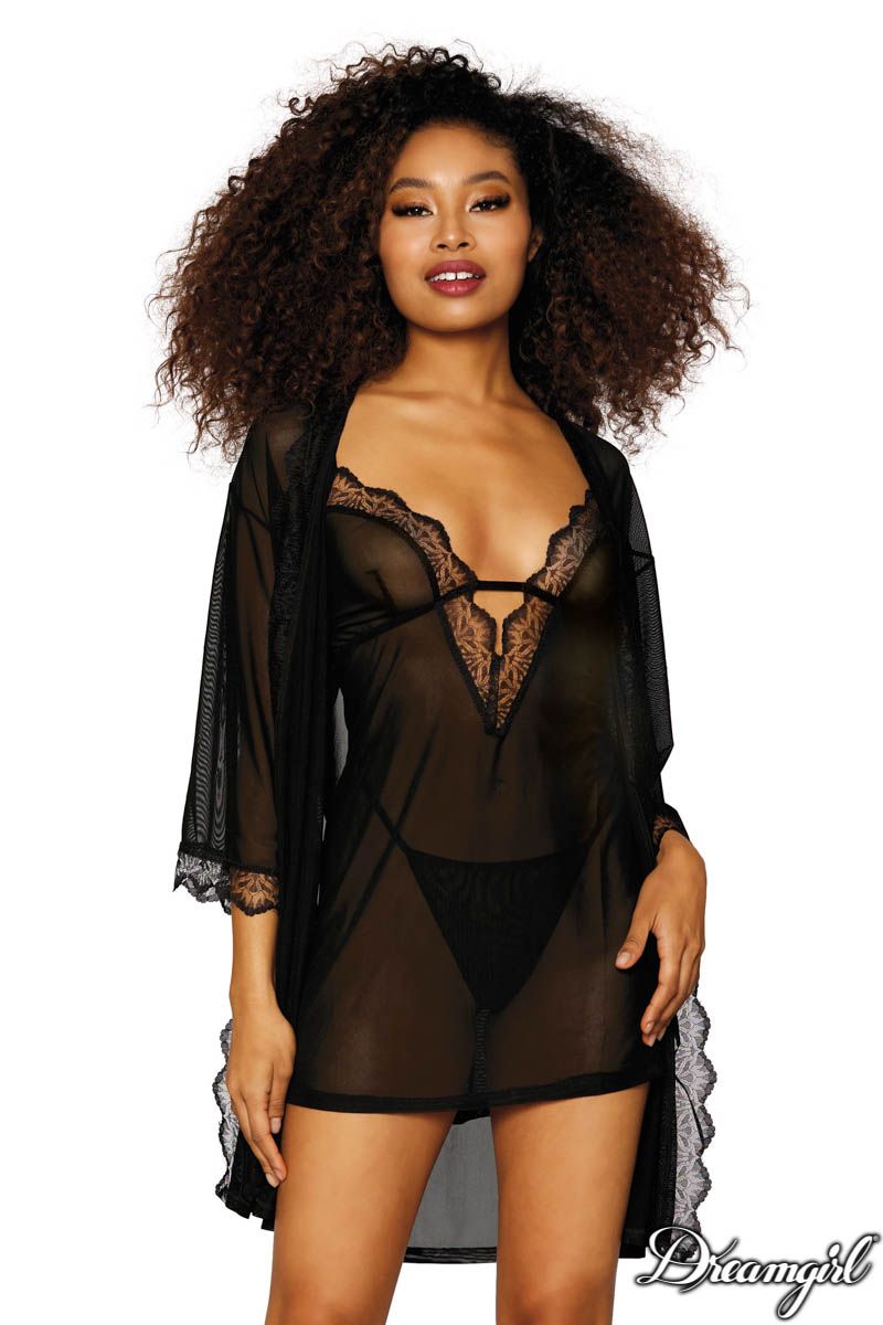 Sheer Robe Set - Dreamgirl