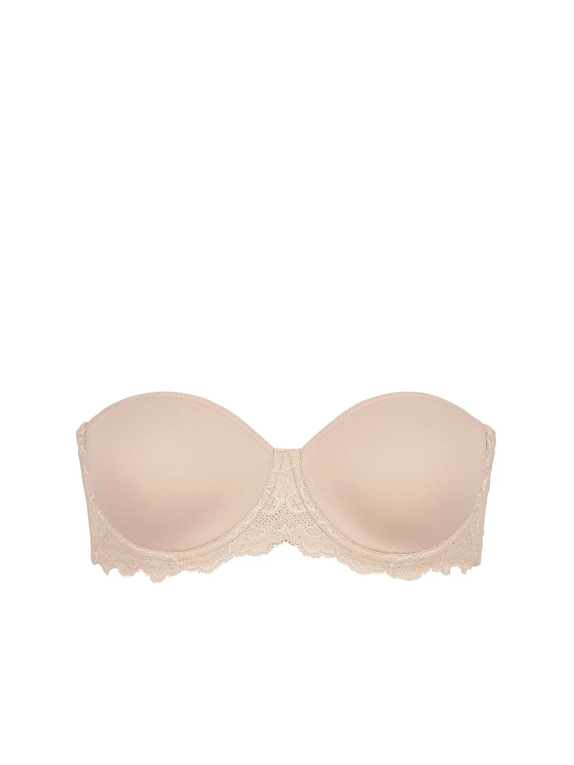 Caresse Strapless Bra In Peau Rosee - Simone Perele