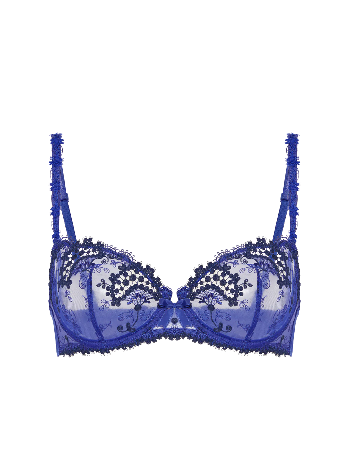 Wish Half Cup Bra In Electric Blue - Simone Perele