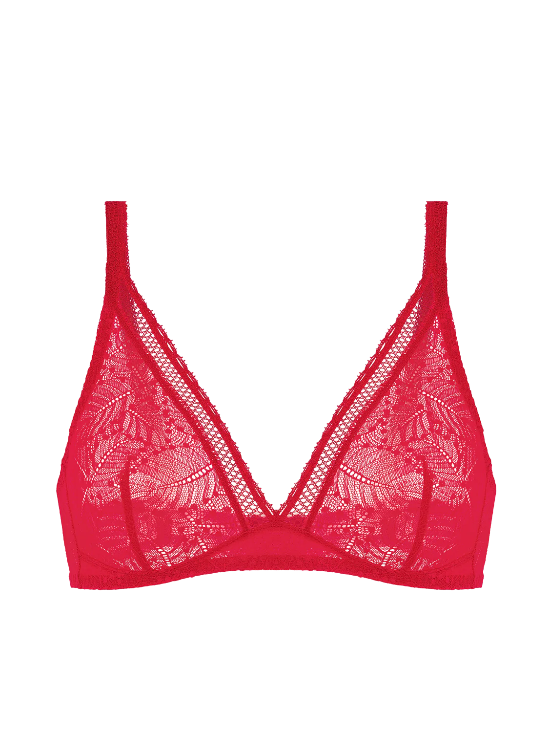 Comete Wireless Bra In Ruby Pink - Simone Perele