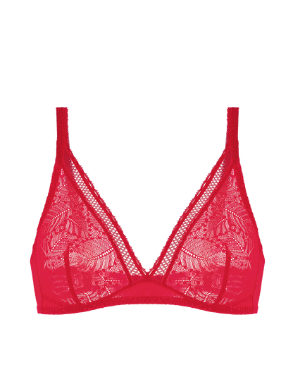 Comete Wireless Bra In Ruby Pink - Simone Perele