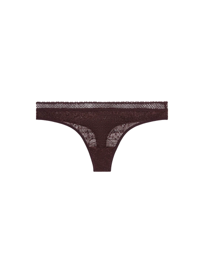 Comete Tanga In Dark Brown - Simone Perele