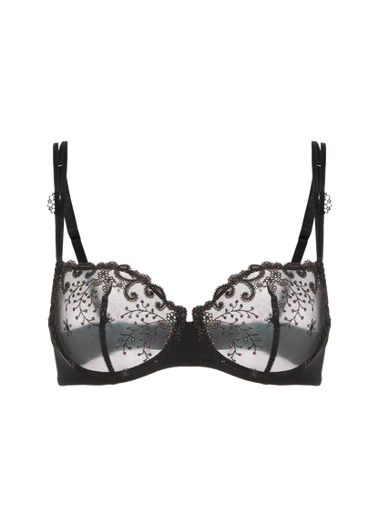 Delice Half Cup Bra In Noir Gem - Simone Perele