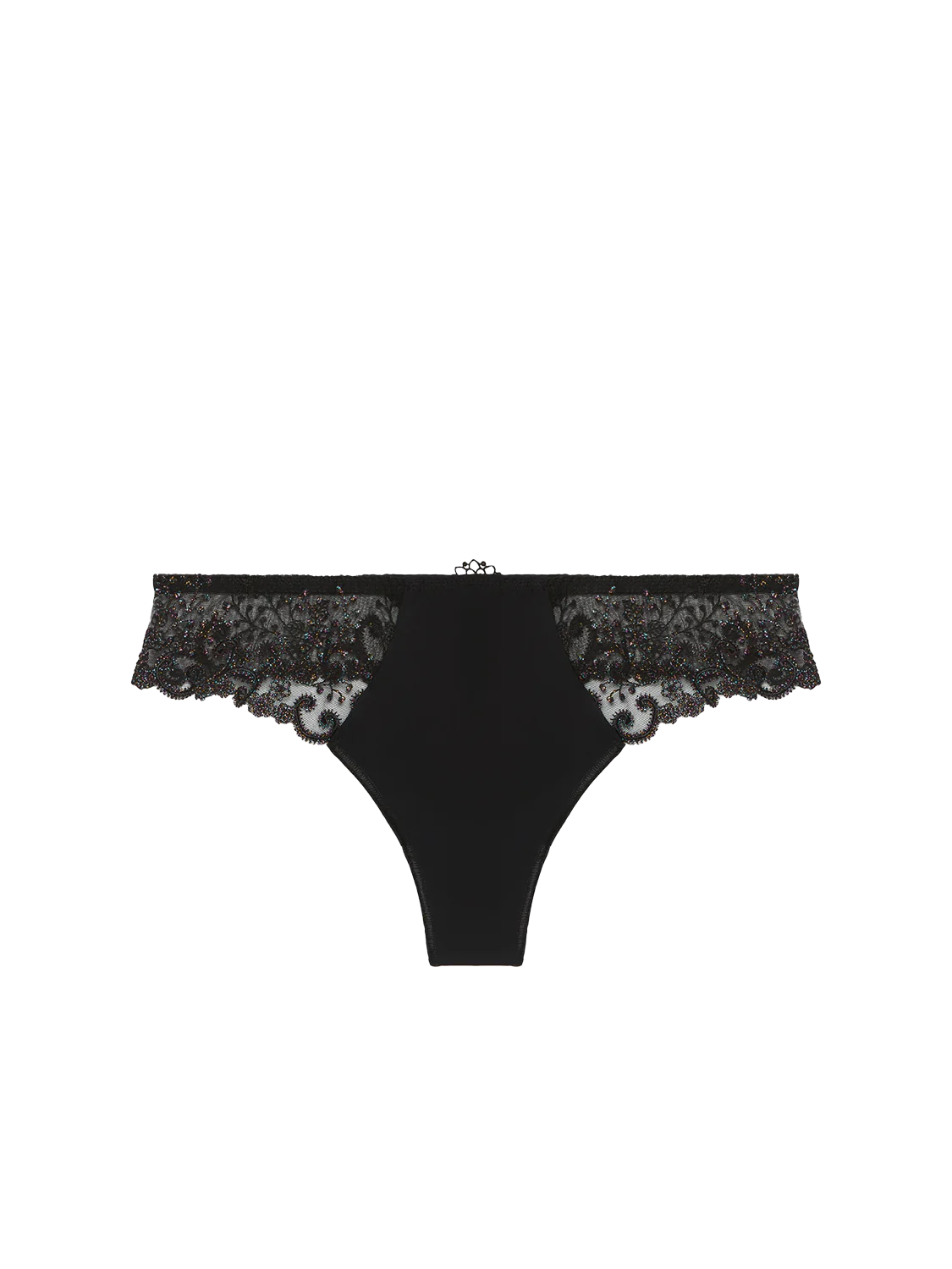 Delice Thong In Noir Gem - Simone Perele