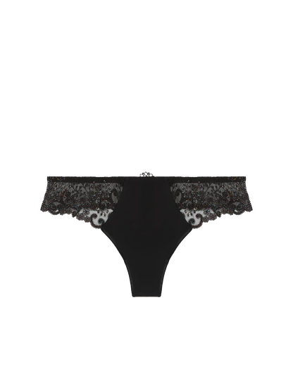 Delice Thong In Noir Gem - Simone Perele