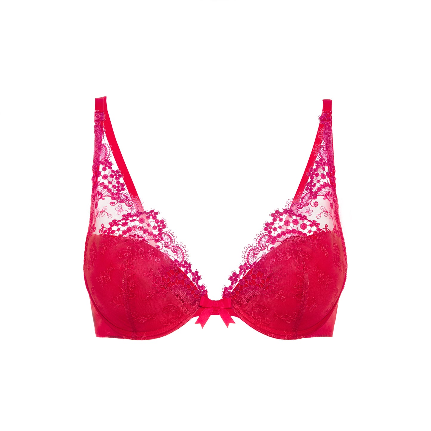 Wish Push Up Bra In Rainbow Red - Simone Perele