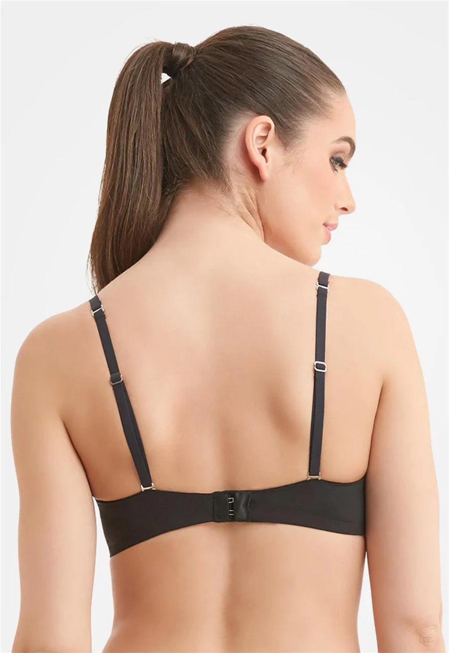 Allure Light Push Up Bra In Black - Montelle