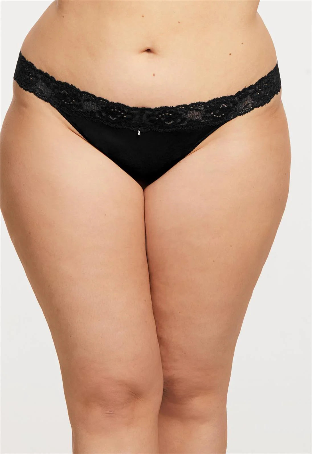 Halo Thong In Black - Montelle