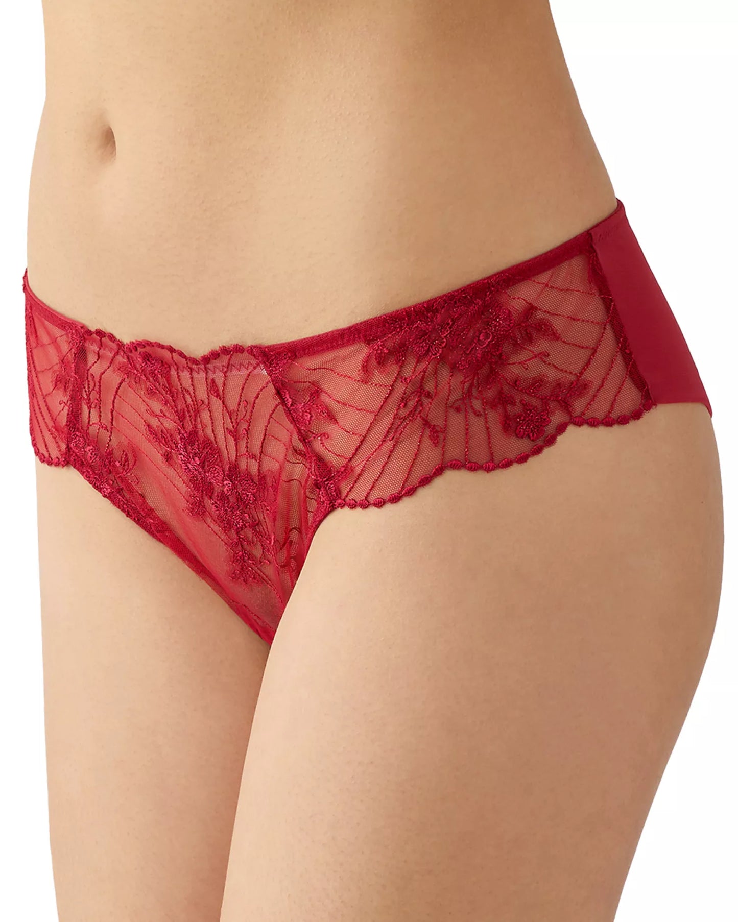 Midnight Soiree Tanga In Regina Red - Wacoal