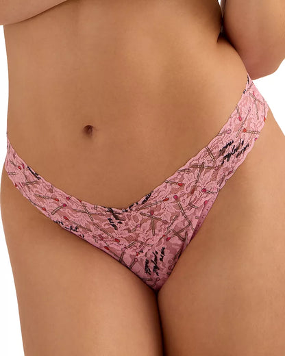 VDAY Matchbox Single Original Rise Thong In Perfect Match - Hanky Panky
