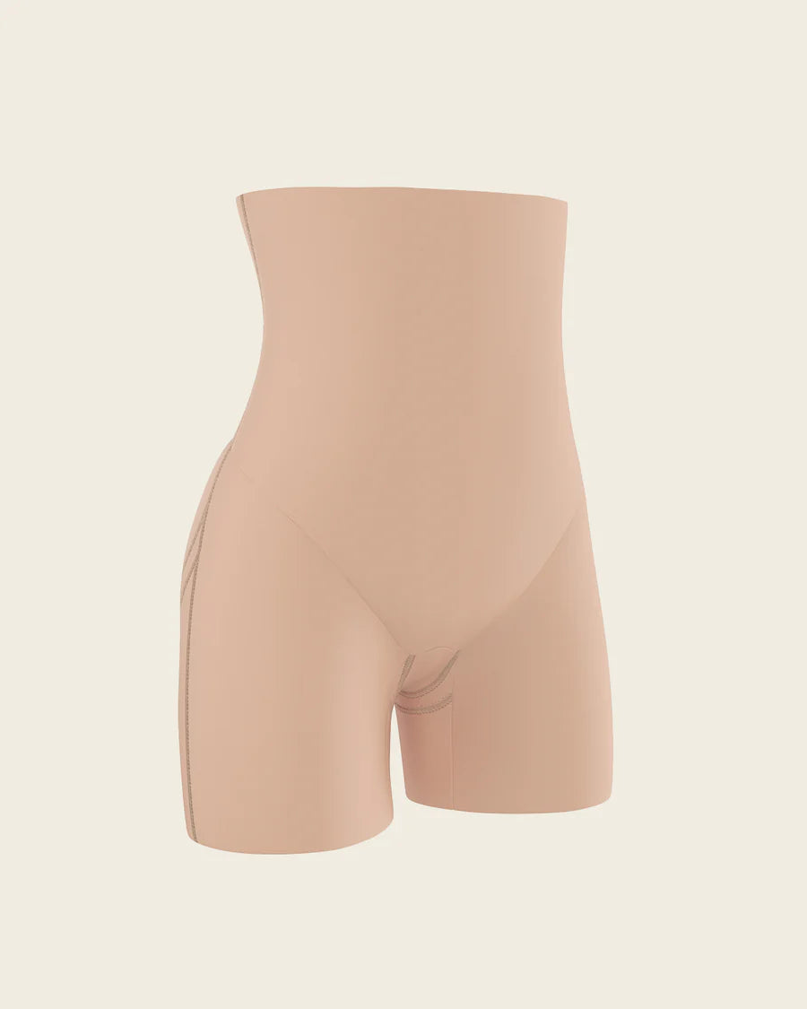 Sculpting Step-In Body Shaper With Short Bottom In Light Brown - Leonisa