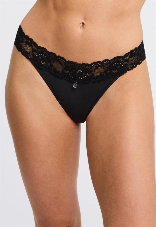 Halo Thong In Black - Montelle