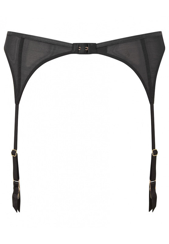 VIP Captivate Suspender In Black & Bronze- Gossard