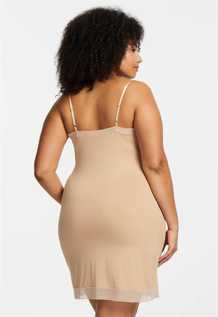 Round Neck Mid-Thigh Slip - Montelle