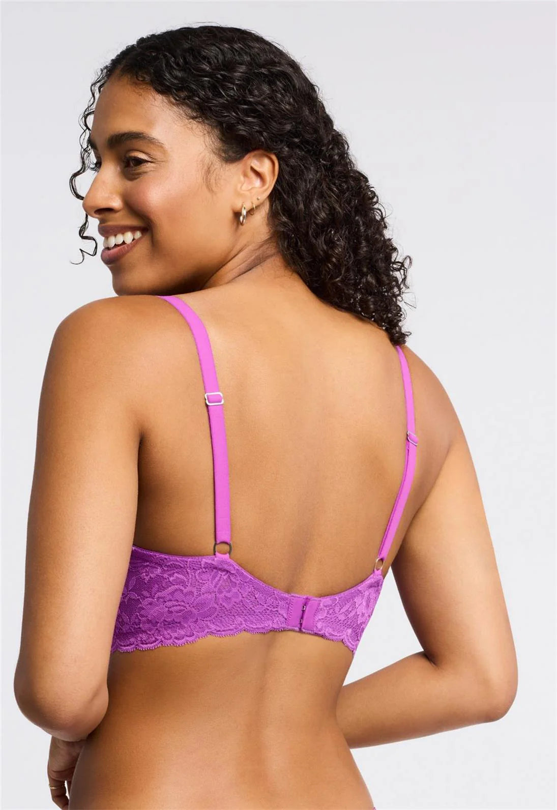 Flirt Demi Lace Bra In Dahlia - Montelle