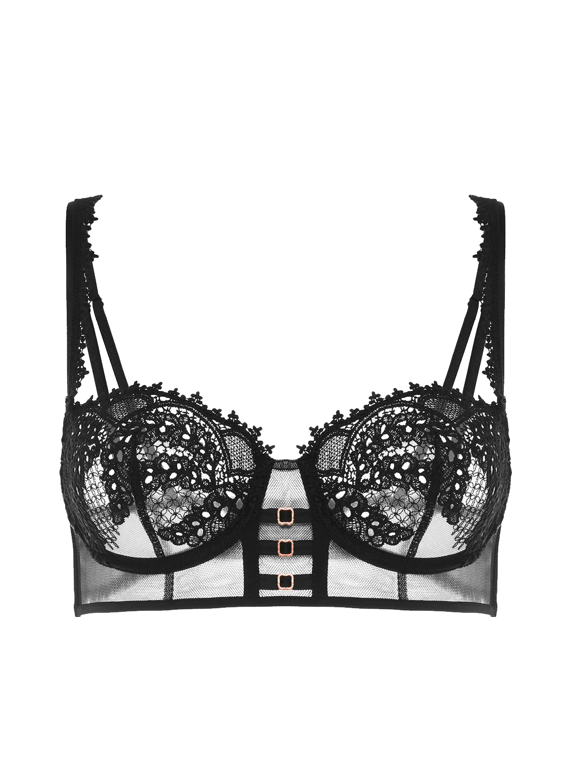 Mystic Demi-Cup Bra In Black - Simone Perele