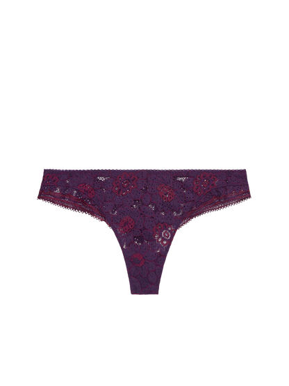 Festive Thong In Euphoria Purple - Simone Perele