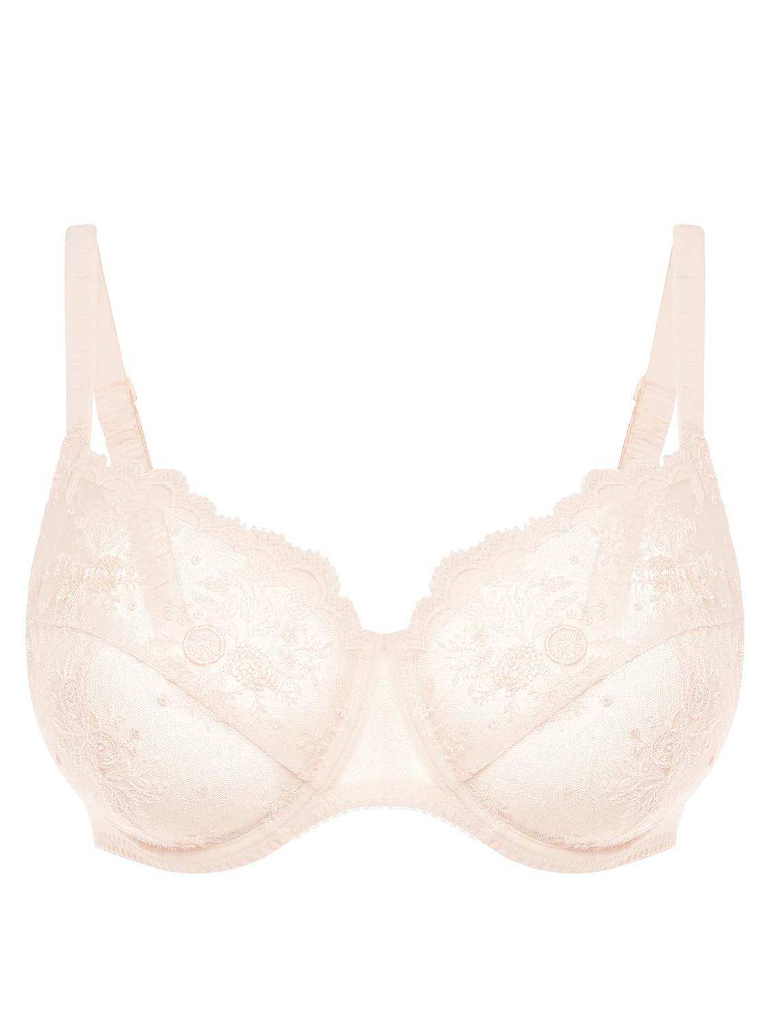 Intrigue Full Cup Support Bra In Sakura Pink - Simone Perele