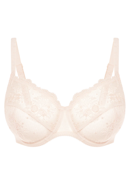 Intrigue Full Cup Support Bra In Sakura Pink - Simone Perele