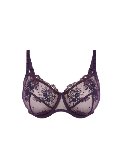 Intrigue Full Cup Support Bra In Fig - Simone Perele