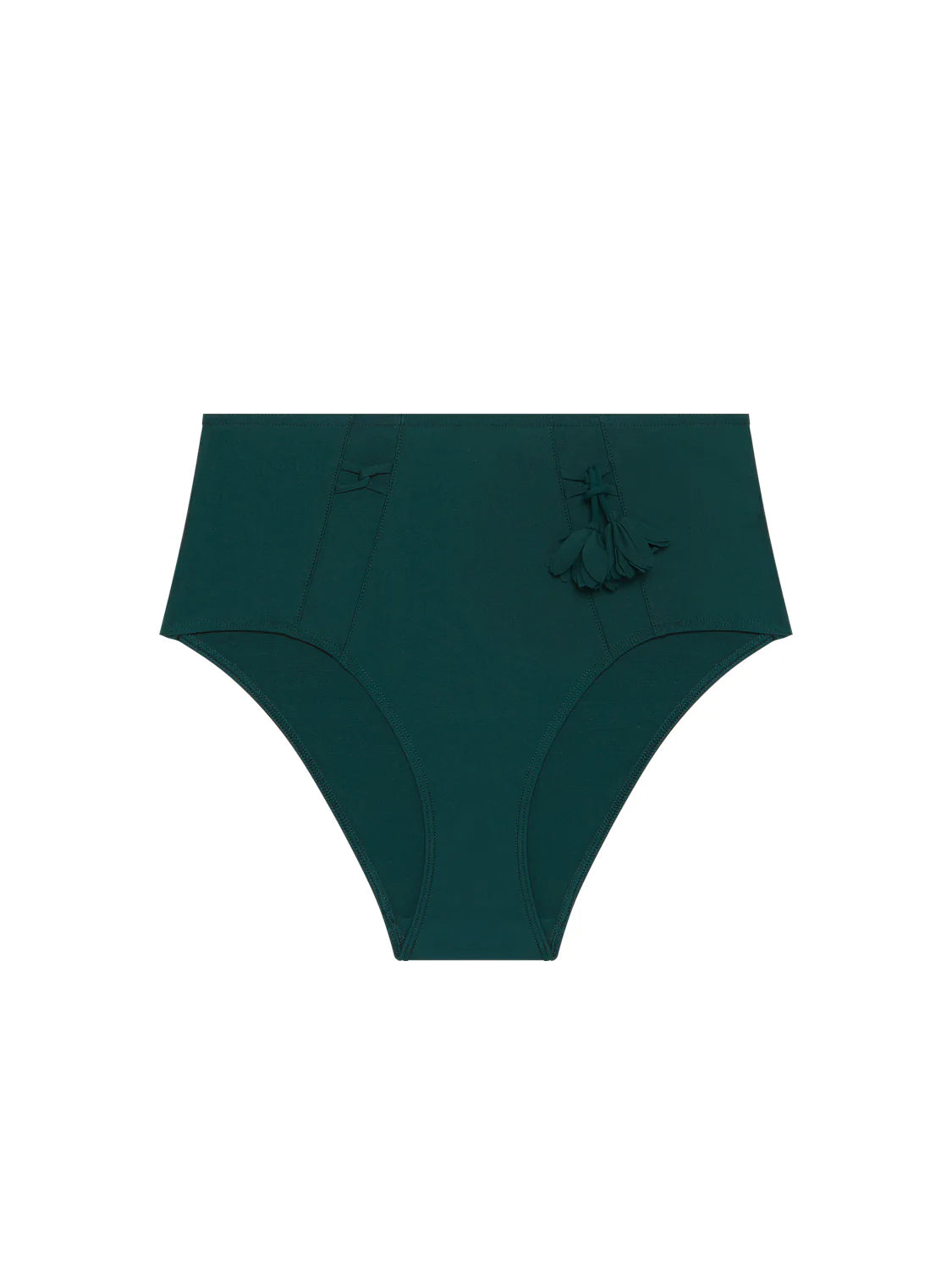 Miracle Retro Bikini Brief In Tropical Green - Simone Perele